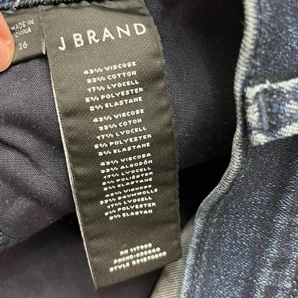 J Brand Dark Wash Skinny Jeans size 26 - Picture 4 of 4